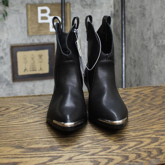 NWT Universal Thread Women's Henley Ankle Western Boots 88375060 Black 8 8 M - Picture 4 of 7